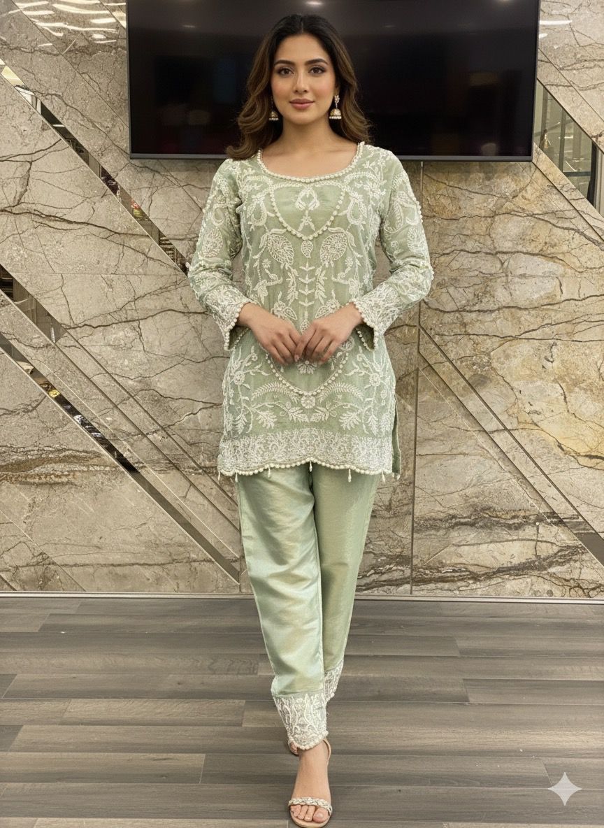 Blush Indo-Western Cord-Set