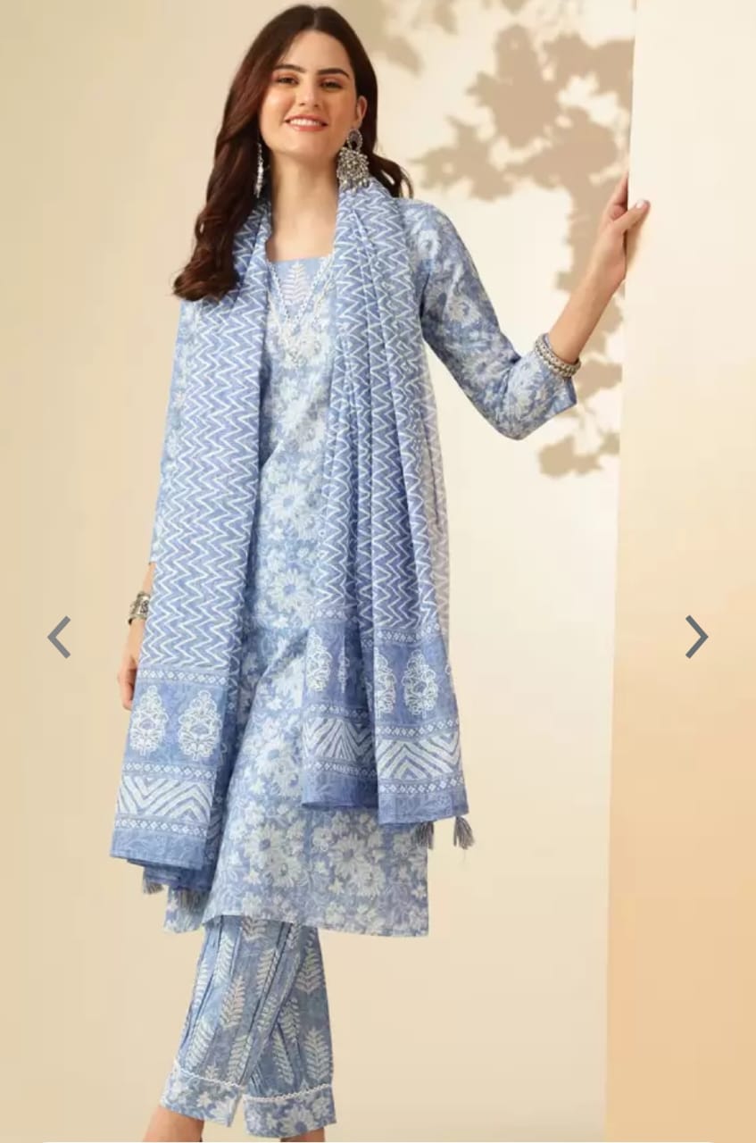 Afghani Kurta with Dupatta Set