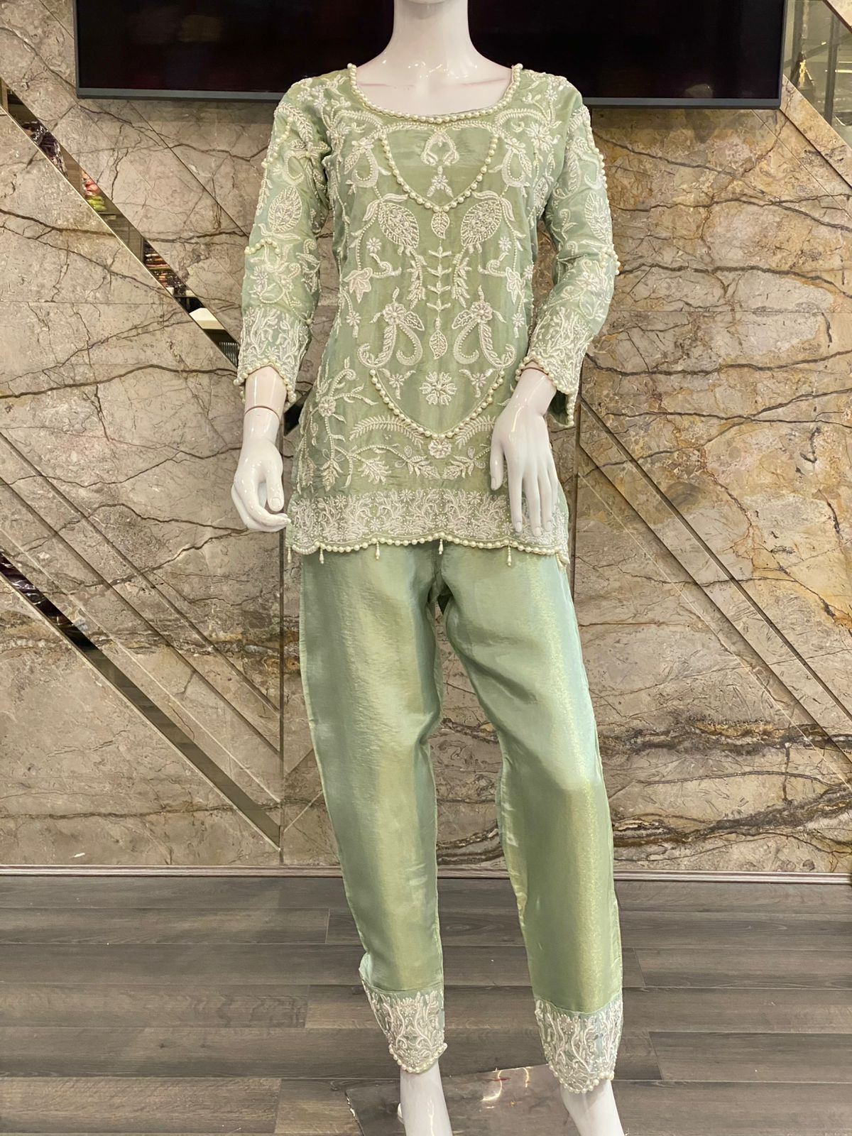 Blush Indo-Western Cord-Set